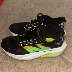 COPY NB Black and Neon Green Athletic Shoes